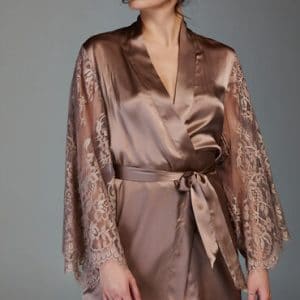 Hunkemöller Kimono Silke Lace Sleeve pink